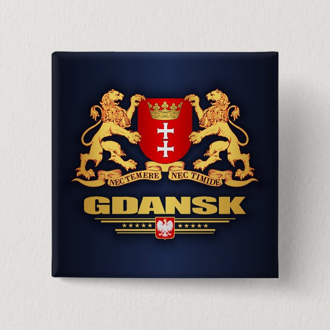 Gdansk COA Button (Vorderseite)