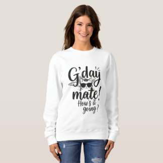 G'day Mate Aussie-Grafischer Crewneck Sweatshirt
