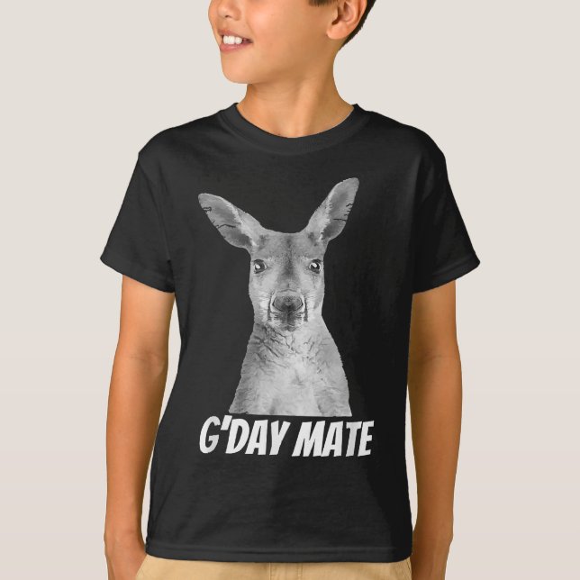 GDay Mate - Australischer Kangaroo-T - Shirt (Vorderseite)