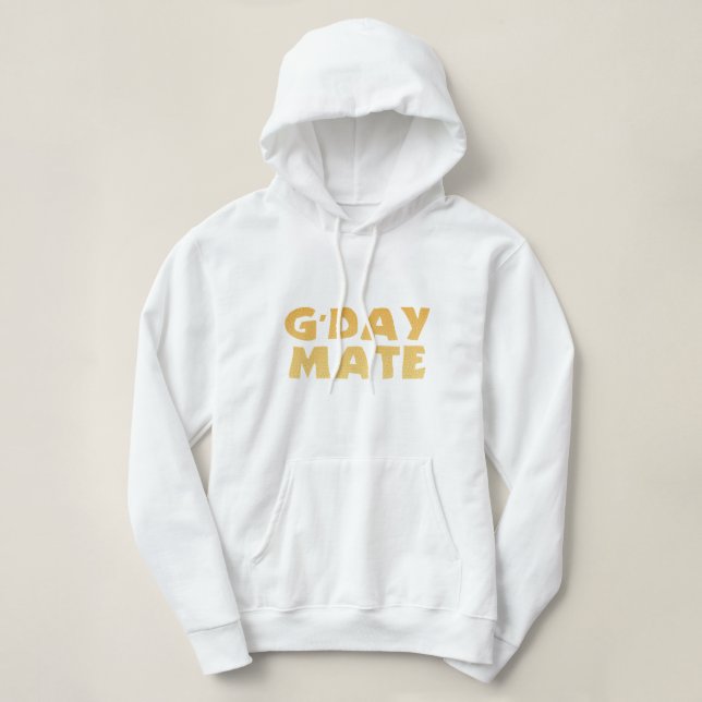 G'Day Mate Kapuzenpullover Hoodie (Design vorne)