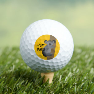 Gday Mate niedlich australische Koala Bär Brauch B Golfball