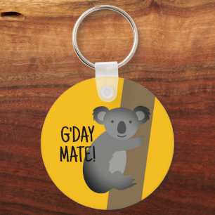G'day Mate niedlich australische Koala Bär zeichne Schlüsselanhänger