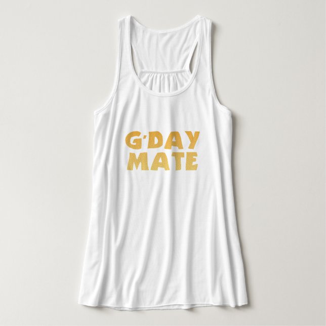 G'Day Mate Tank Top (Design Vorderseite)
