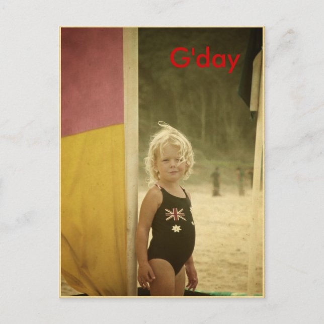 G'day Postkarte (Vorderseite)