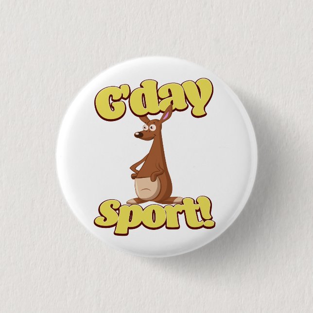 G'day Sport Button (Vorderseite)