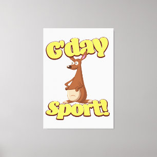 G'day Sport Leinwanddruck