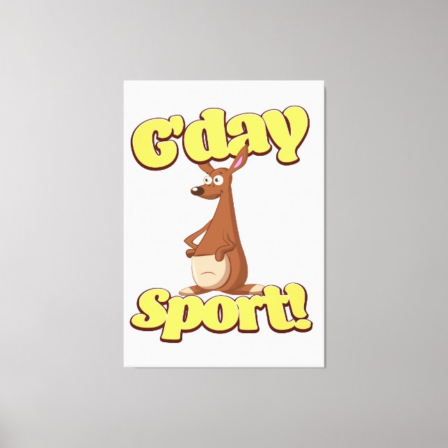 G'day Sport Leinwanddruck (Vorderseite)