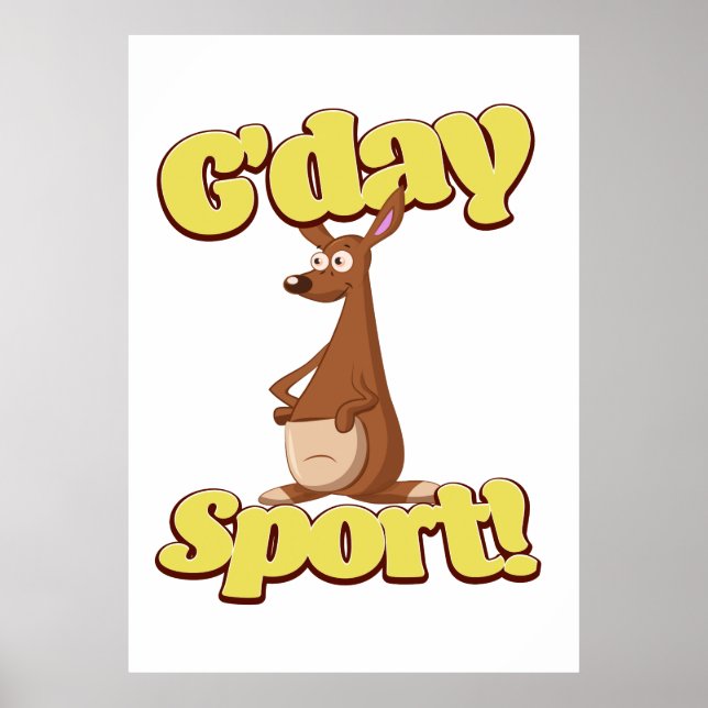 G'day Sport Poster (Vorne)