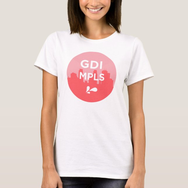 GDI MPLS Logo Slouchy Tee (Vorderseite)