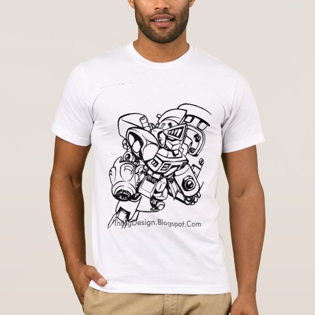 GDM Roboter T-Shirt (Vorderseite)