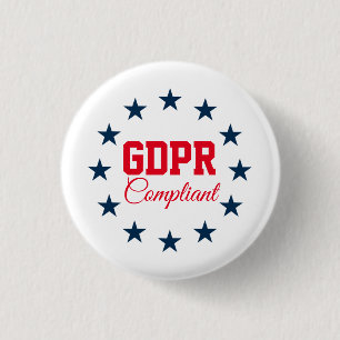 GDPR konforme allgemeine Daten-Schutz-Regelung Button