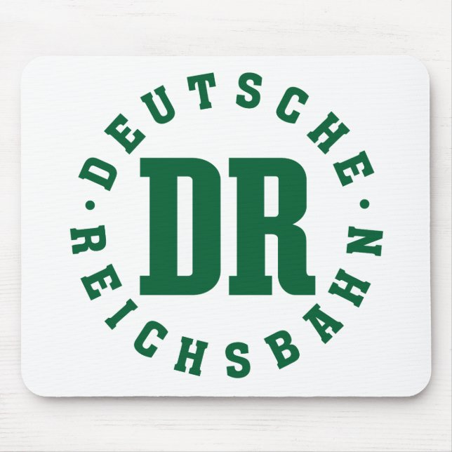 GDR / DDR Railway - Deutsche Reichsbahn Sign Mousepad (Vorne)