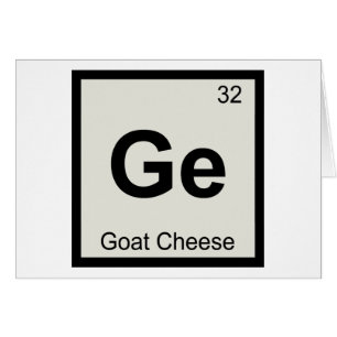 Ge - Chimie du fromage de chèvre Symbole du tablea