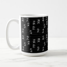 Ge’ez Numbers Illustration – Traditional Ethiopian Kaffeetasse