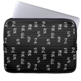 Ge’ez Numbers Illustration – Traditional Ethiopian Laptopschutzhülle