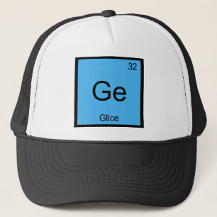 Ge - Glice Chemie-Element-Symbol Lustiges T-Shirt Truckerkappe