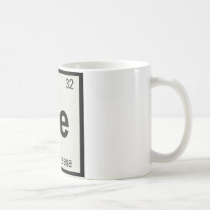 Ge - Ziegenkäse Chemie Periodensystem Symbol Kaffeetasse