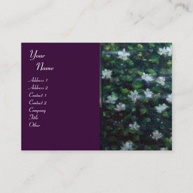 GEA, MYRTLE UND WASSER VISITENKARTE (Vorderseite)