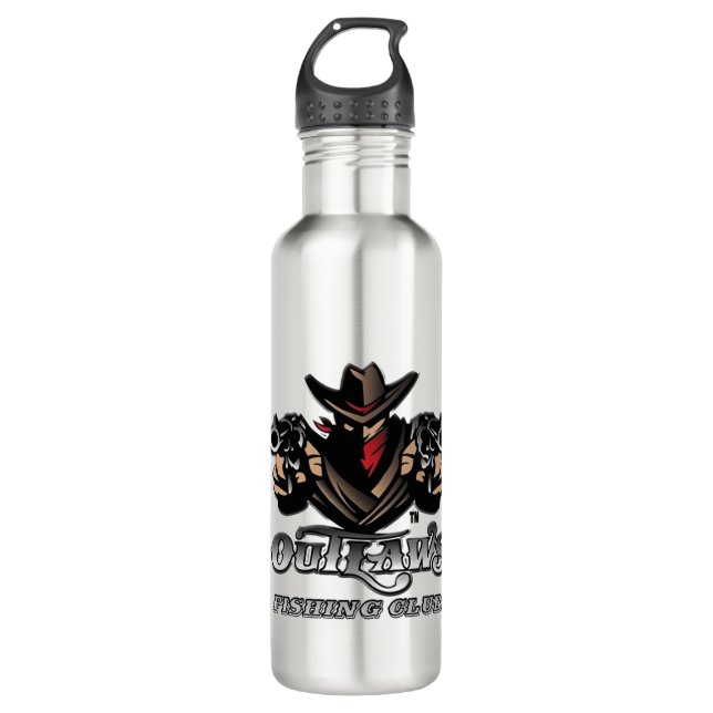 Geächtet-klassische Wasser-Flasche Edelstahlflasche (Vorderseite)