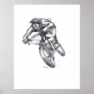 Geächtetes BMX Kunstplakat #2 Poster