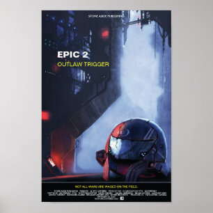 "Geächtetes Trigger" Film-Plakat Poster