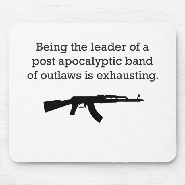 GeächtetShirt Licht Mousepad (Vorne)