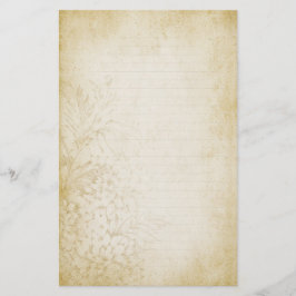 Gealtertes Vintages gezeichnetes Briefpapier