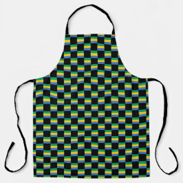 Geändertes Gabon-Flag-Muster Schürze