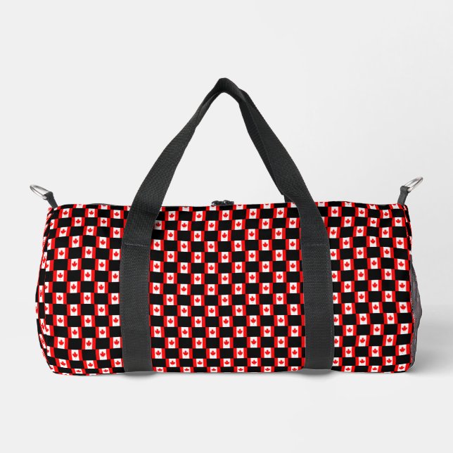Geändertes kanadisches Flaggenmuster Duffle Bag (Vorderseite)