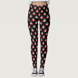 Geändertes Muster für Antigua- und Barbuda-Flag Leggings
