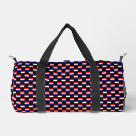 Geändertes Muster für die kroatische Flagge Duffle Bag