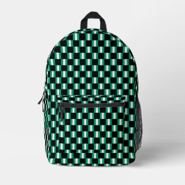 Geändertes nigerianisches Flaggenmuster Bedruckter Rucksack