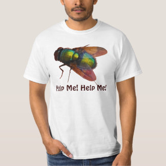Géant Blow-Fly Drôle "Aidez-Moi !" T-shirt