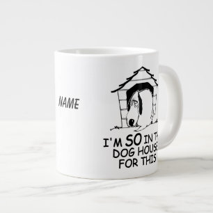 Géante DOG HOUSE tasse personnalisée