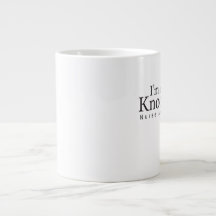 Je suis un coup de grâce, tasse d'anesthésiste