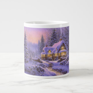 Géante Tasse bleue de Noël