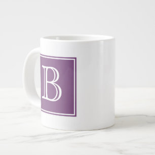 Géante Tasse carrée de spécialité de monogramme de