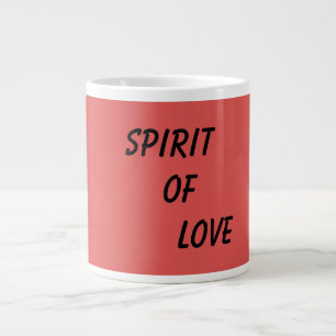 Géante Tasse de café enorme de citation d'amour