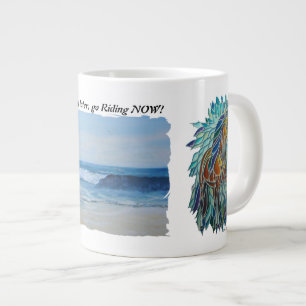 Géante tasse de deux images, éléphant 20 onces,