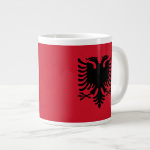 Géante Tasse de drapeau de l'Albanie
