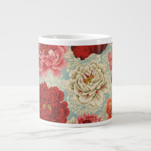 Géante Tasse de pivoine de brocard de tissu de Philip