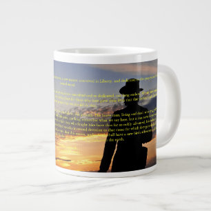 Géante Tasse d'éléphant du coucher du soleil II de