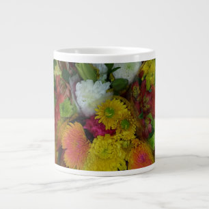 GÉANTE TASSE D'IMPRESSION FLORALE