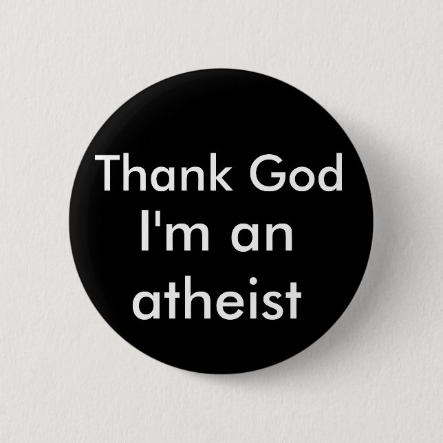Gear für Atheist Button (Vorderseite)