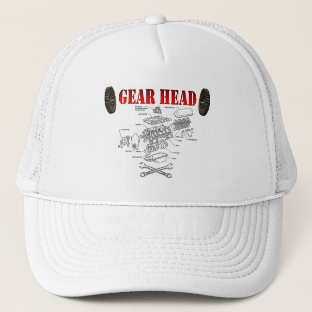 GEAR HEAD TRUCKERKAPPE (Vorderseite)
