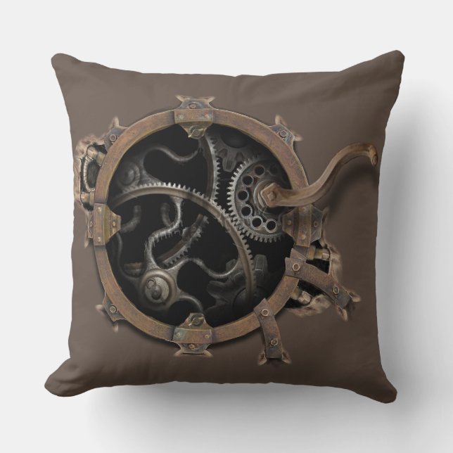 Gear Porthole Pillow - HIDDEN Kissen (Vorderseite)