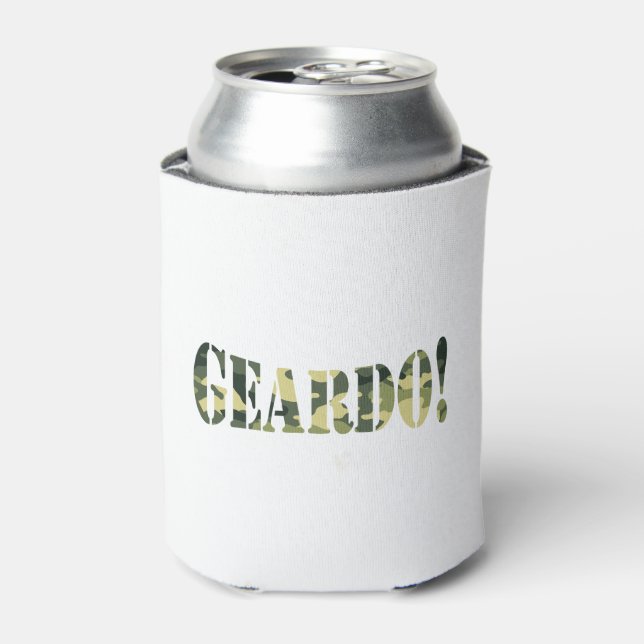 GEARDO! CAMOUFLAGE DOSENKÜHLER (Kanne Vorderseite)