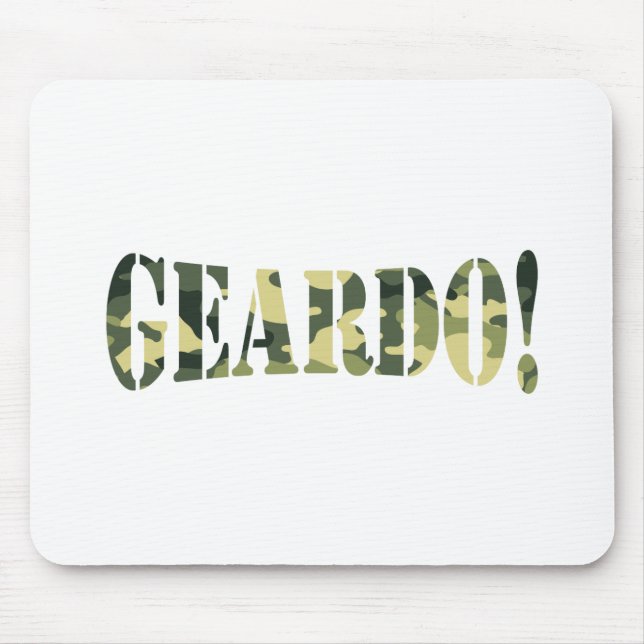 GEARDO! CAMOUFLAGE MOUSEPAD (Vorne)