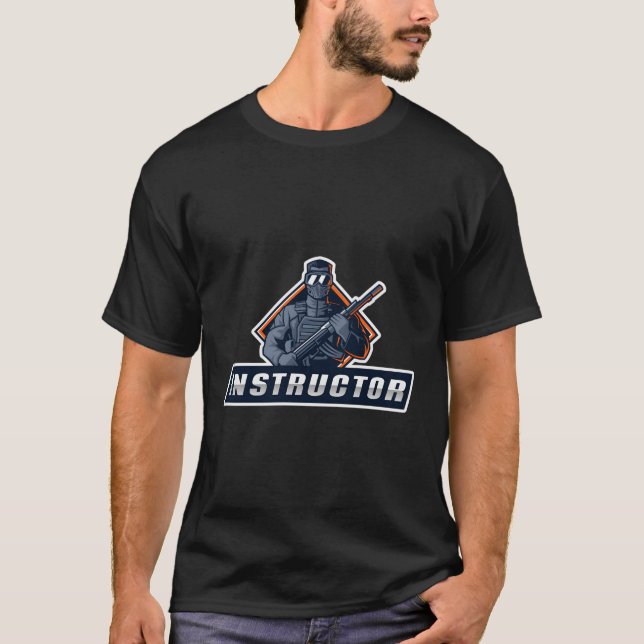 Geared Ed Firearms Instructor T-Shirt (Vorderseite)