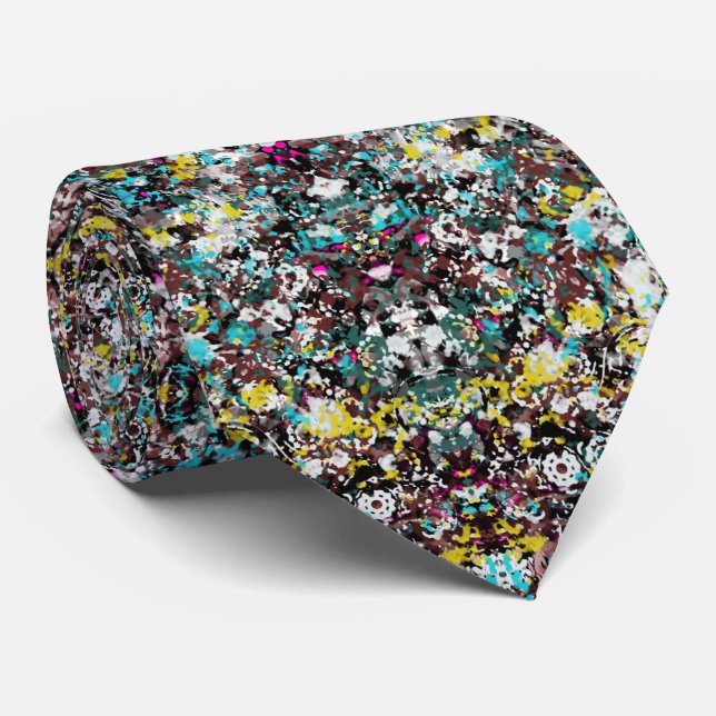 Geared Toward Abstract Art Design Lover  Krawatte (Gerollt)